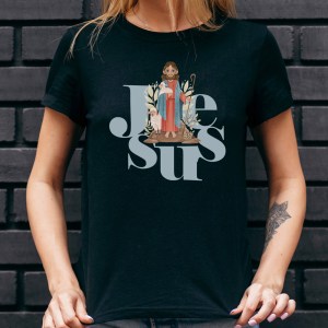 Women T-Shirt - Superhero Jesus V3